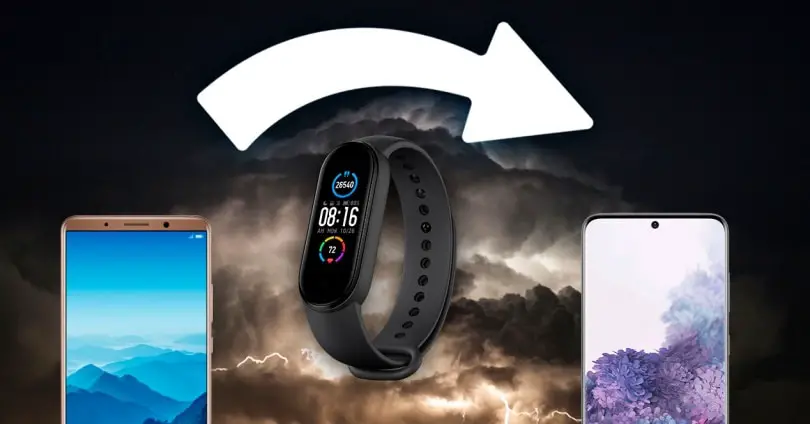 Change the Mi Band 5 Mobile