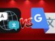 Překladač Google vs Překladač Apple