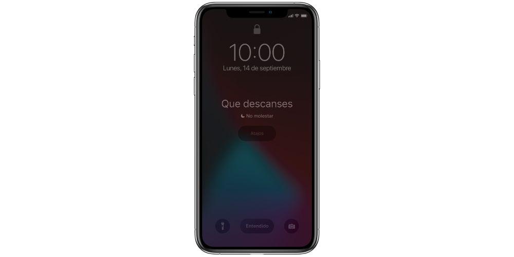 modo sueño iPhone