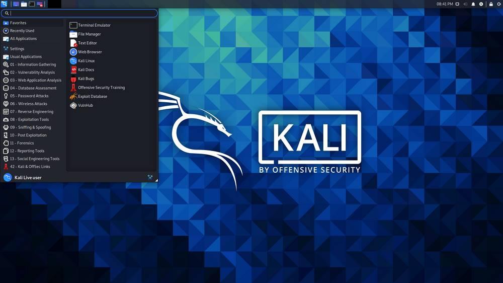 Kali Linux 2021.1 XFCE