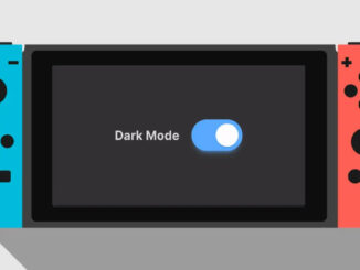 Nintendo Switch Dark Mode