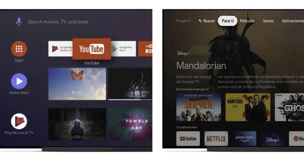 Google TV și Android TV