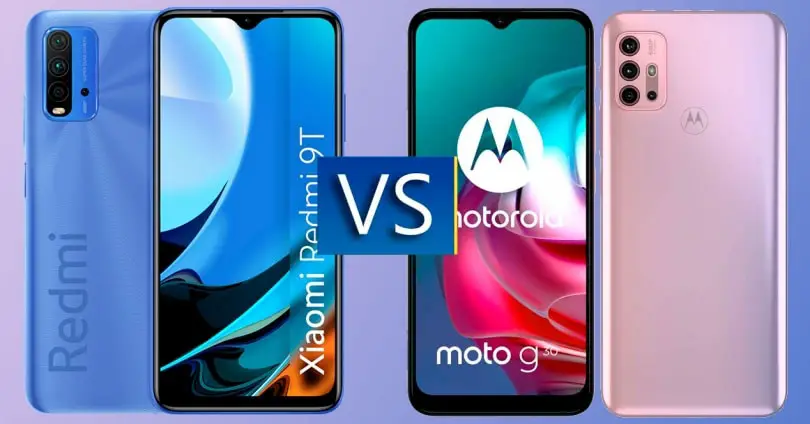 Redmi 9T vs the Motorola Moto G30