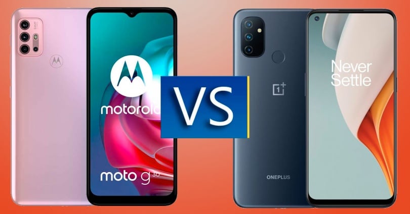 Motorola Moto G10 contro OnePlus Nord N100