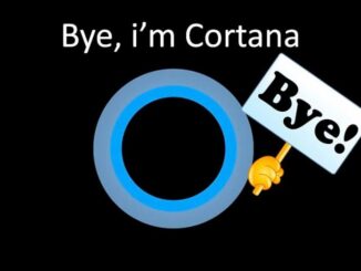 Cortana Apps verschwinden