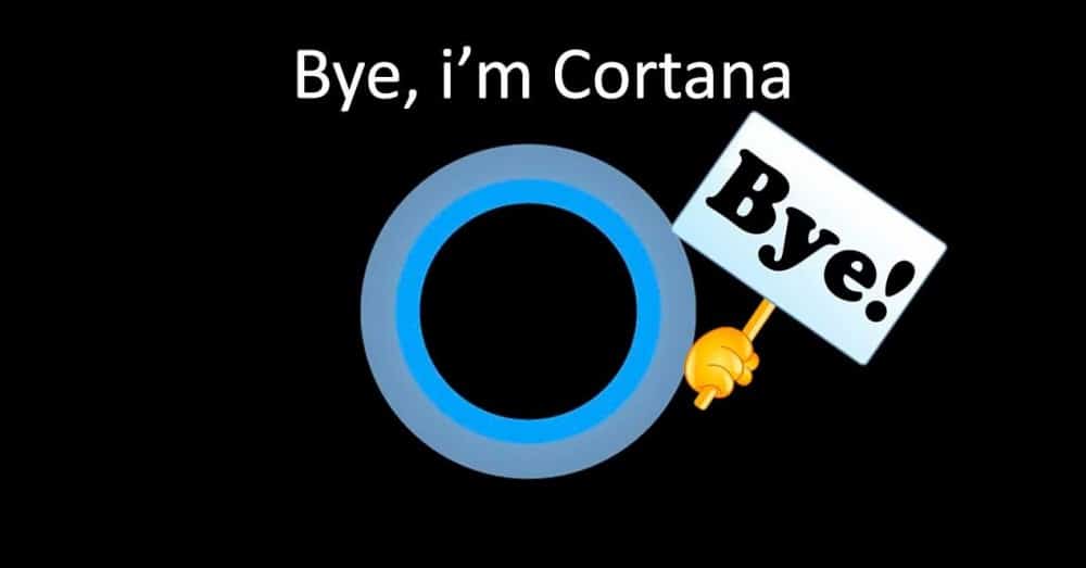 Cortana Apps Disappear