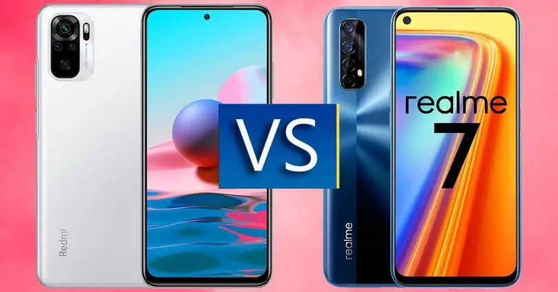 Redmi Note 10 vs Realme 7