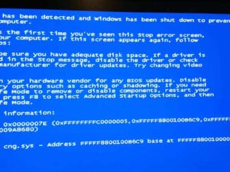 Blue Screen after BIOS Update