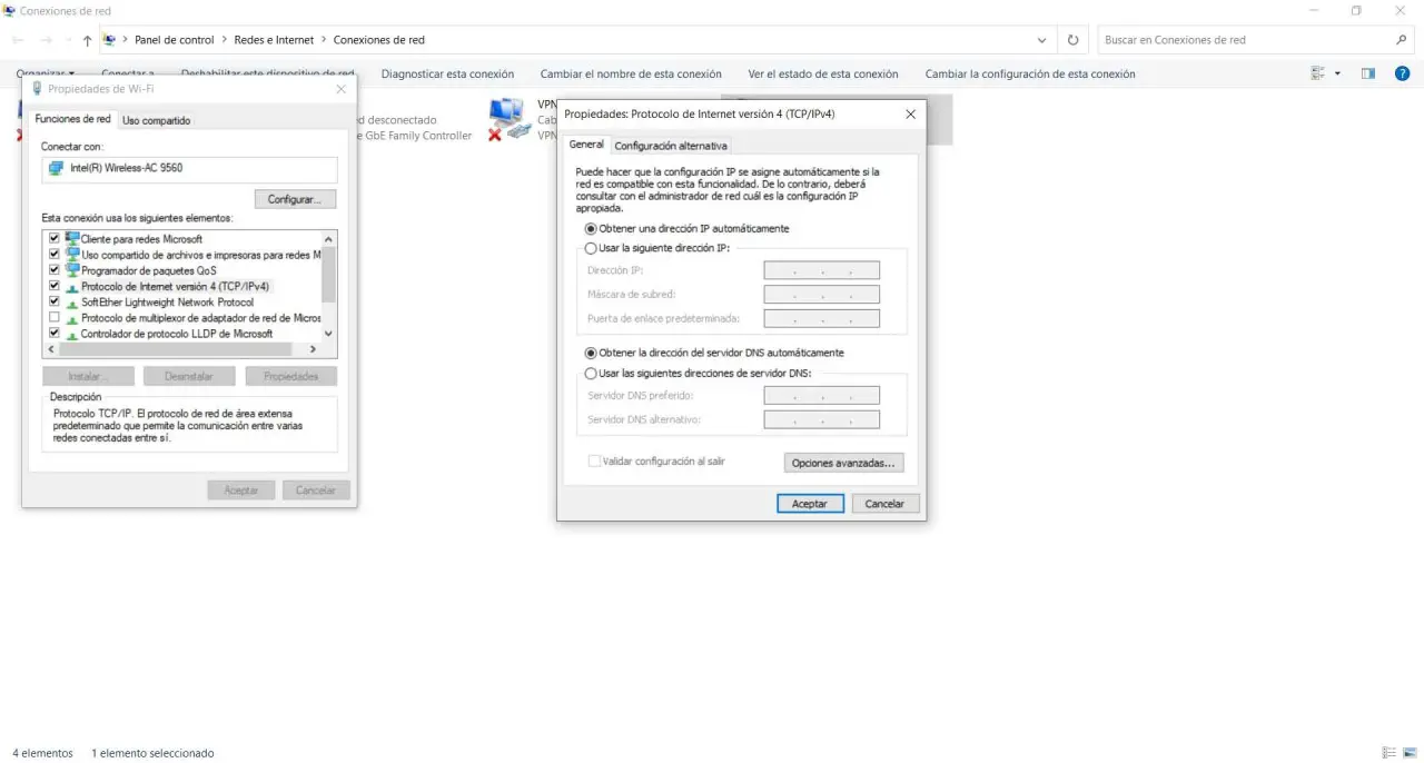 Cambiar los servidores DNS de Google en Windows