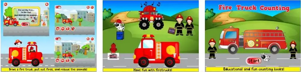 juegos bomberos camiones