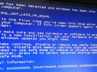 RQL NOT LESS OR EQUAL BSOD