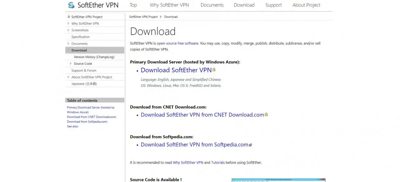 Download SoftEther