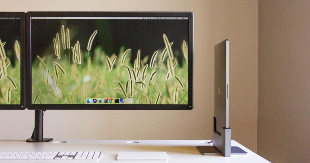 Koble flere skjermer til en Mac med en Apple Silicon M1-prosessor