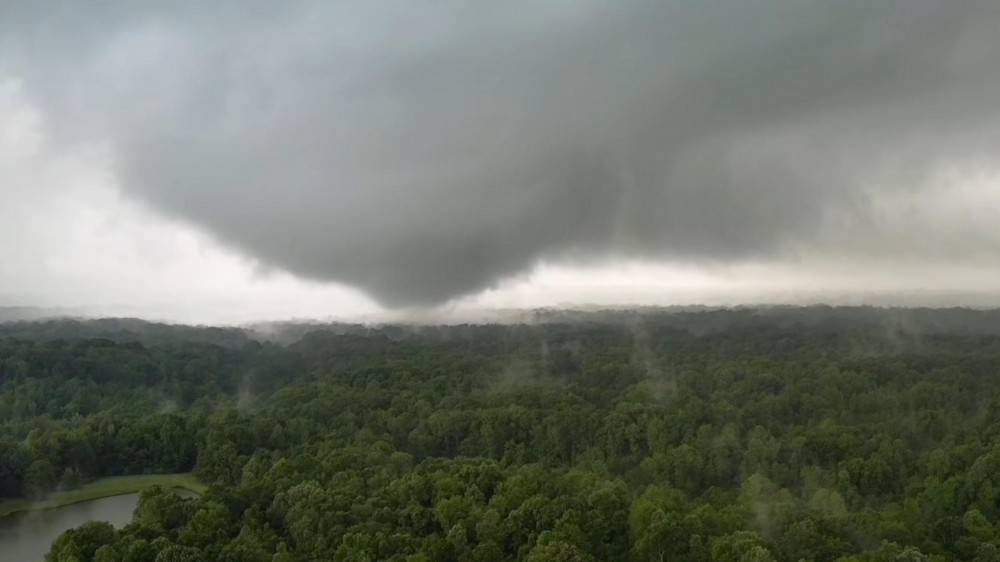Incredible Images of a Tornado Captured by a Drone