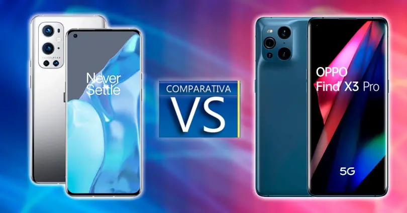 Comparação entre OnePlus 9 Pro e Oppo Find X3 Pro