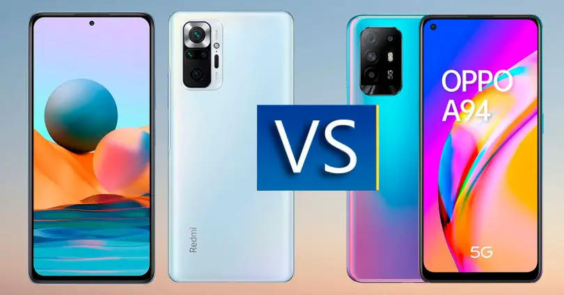 Redmi Note 10 Pro versus OPPO A94 5G