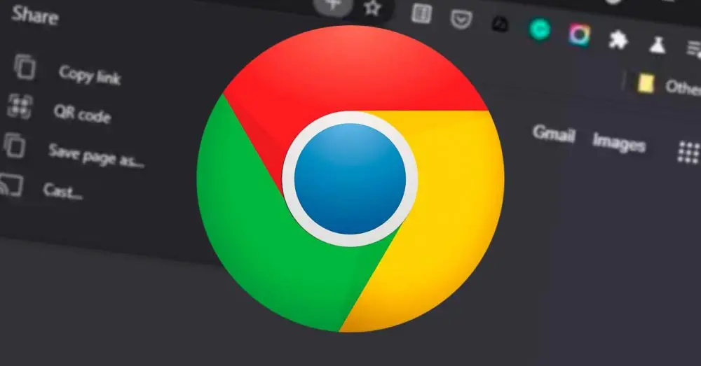 New Menu in Google Chrome to Share Content