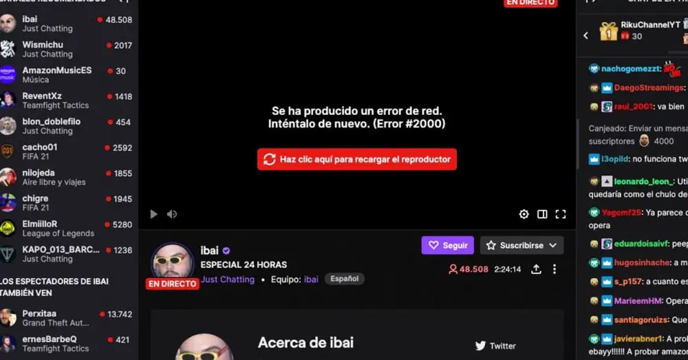 Twitch Error 2000: problemi e come risolverlo | ITIGICO