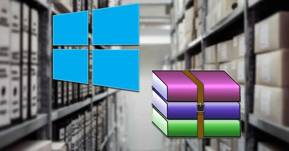 Открытие и извлечение сжатых файлов RAR в Windows 10