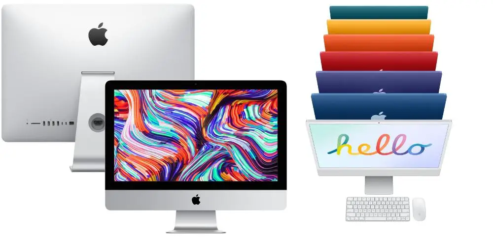 imac 21,5 so với 24