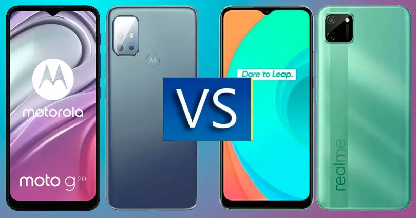 Moto G20 vs Realme C11