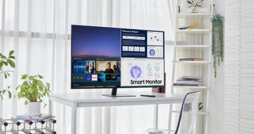 24- og 43-tommer Smart Monitor, Samsung pc-tv