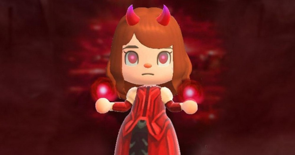 Have the Scarlet Witch Costume (Wandavision) in Animal Crossing