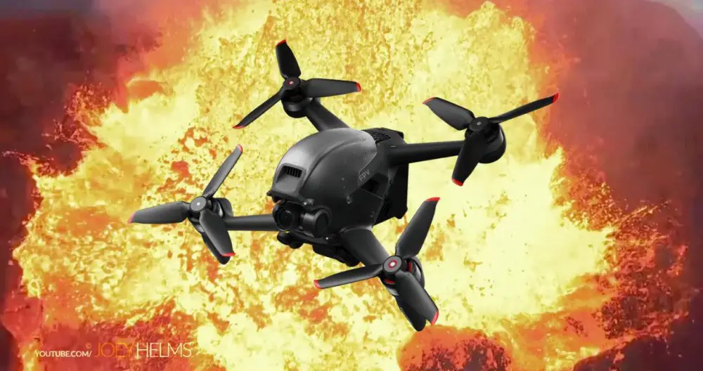 Spectacular Images of a Drone Crashing into a Volcano