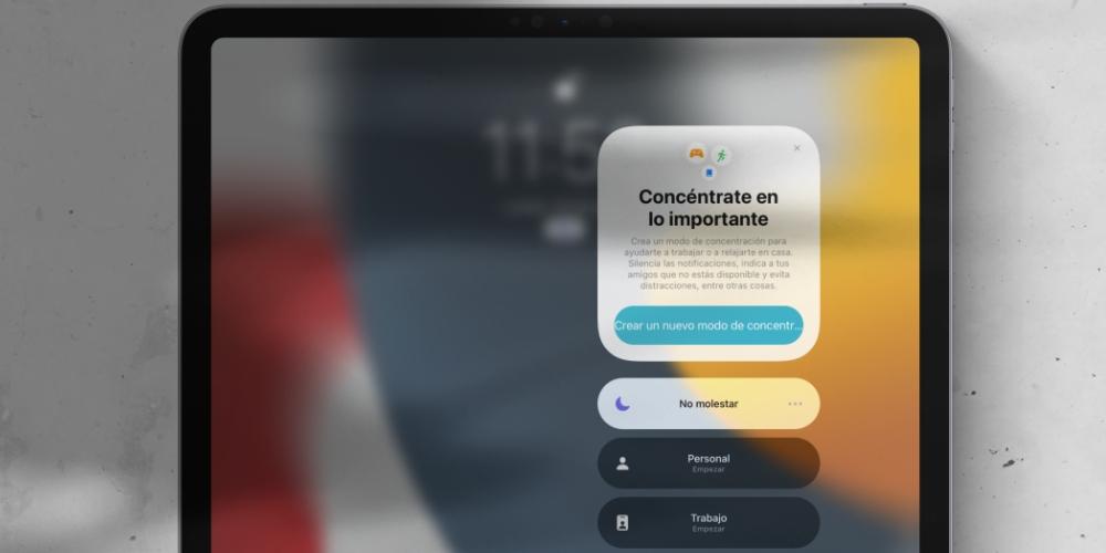 nuevo modo no molestar ipados 15