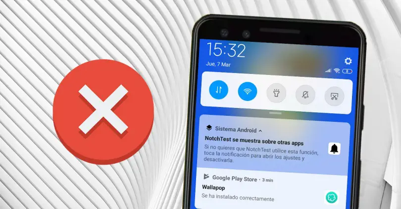 Corriger la barre de notification sur un mobile lorsqu'il ne répond pas