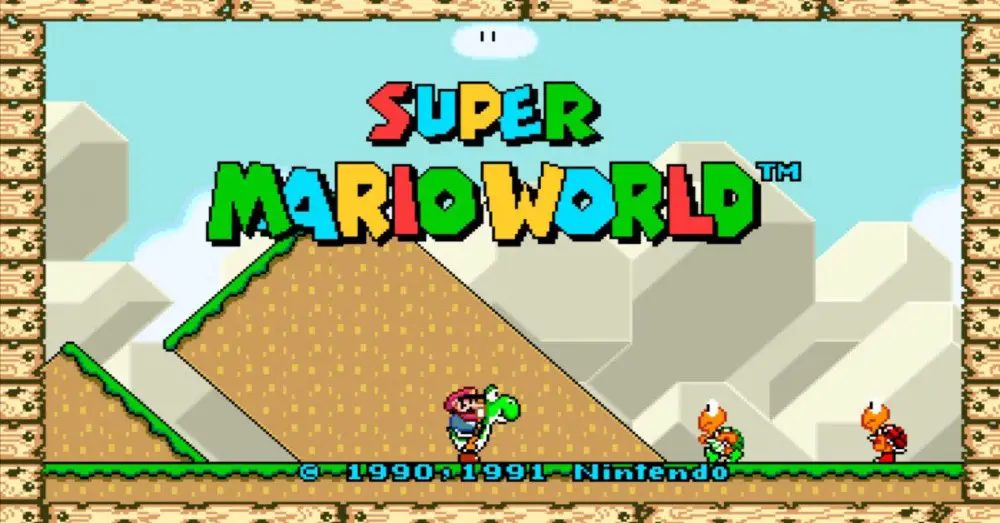 Spela Super Mario World i widescreen