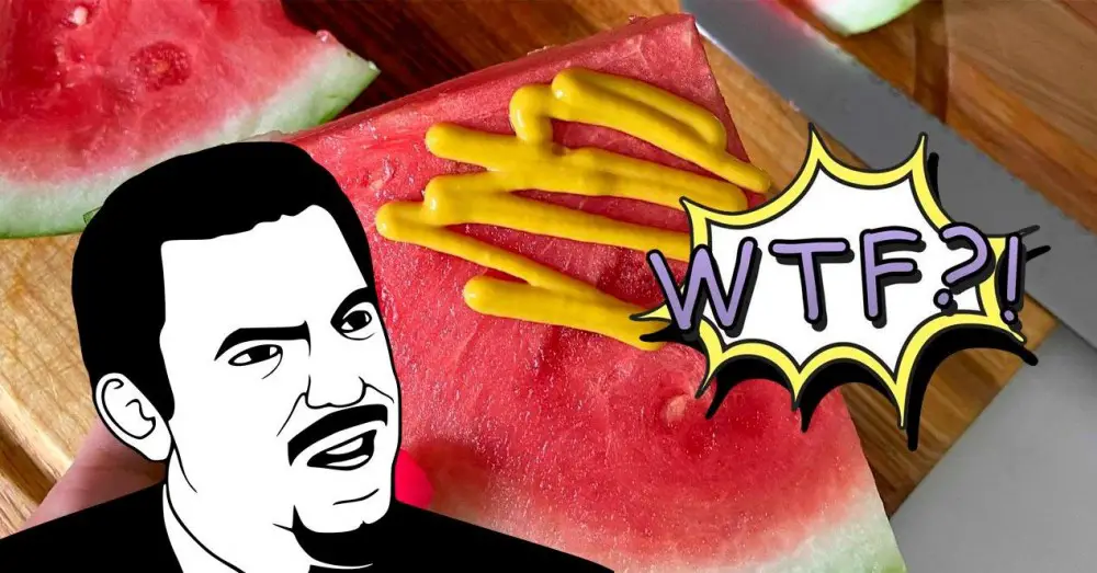 Watermelon with Mustard