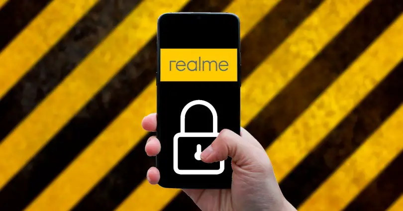 Como inserir uma senha em aplicativos móveis Realme