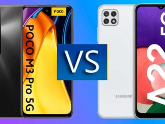 POCO M3 Pro 5G vs.Samsung Galaxy A22 5G