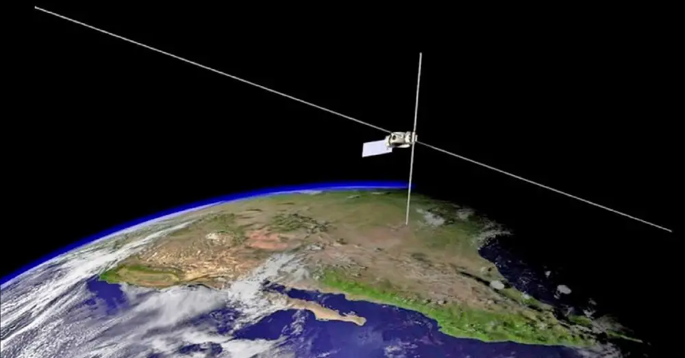 Satellit hat Strahlung untersucht und misst wie ein Fußballfeld