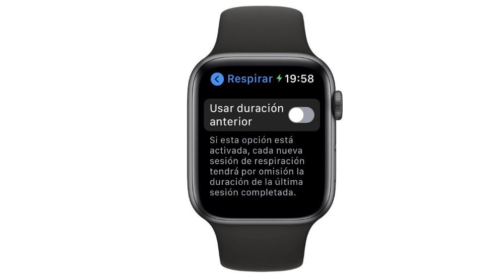 esfera respirar apple klocka