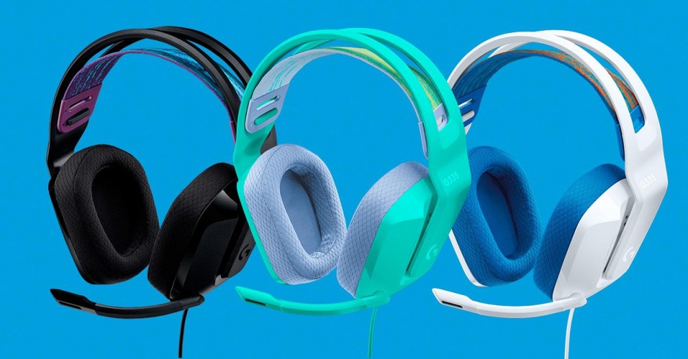 Logitech G335, kabelgebundene Gaming-Kopfhörer und auffällige Farben