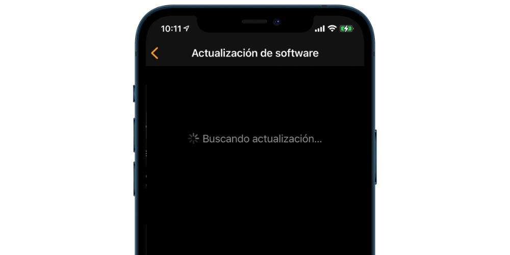 Buscando Aktualisierung watchOS iPhone