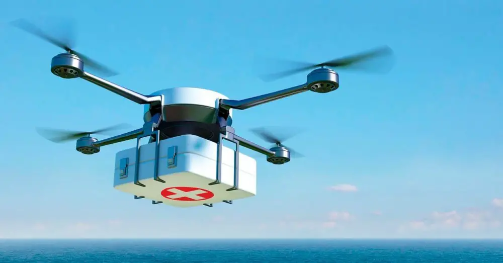 Drones para resgatar pessoas que estão se afogando