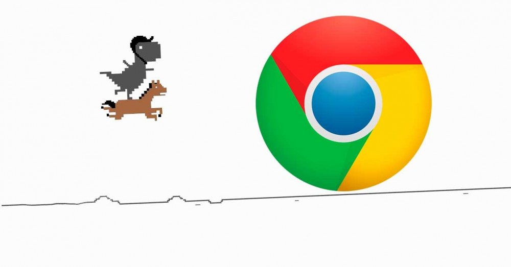 How to play an Olympic-themed version of the Google Chrome dinosaur game