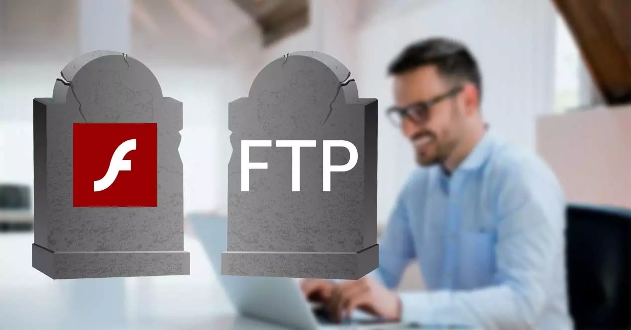 Flash og FTP, de 2 teknologier, som browsere har dræbt i år