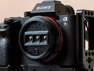 Ensimmäinen 3D -objektiivi Yhteensopiva kaikkien SLR -kameroiden kanssa