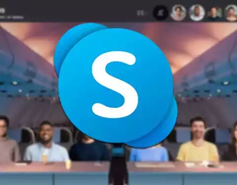 Pro hovory pro dvě osoby je k dispozici režim Skype Together