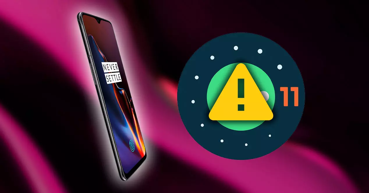 Botch of Android 11 in the OnePlus 6