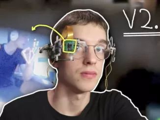 Des lunettes connectées fabriquées avec un Raspberry Pi qui détecte les gestes