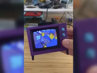 A TV com Raspberry Pi reproduz os Simpsons quando você a liga