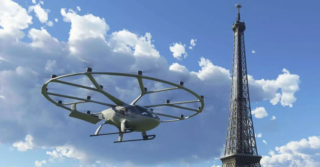 L'hélicoptère de type drone est le nouveau de MFS