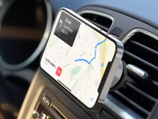 Placera din iPhone i luftventilen på din bil