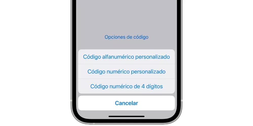 iphone codigo