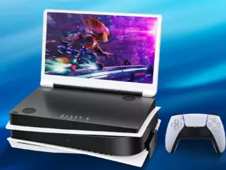 portable 4K monitor for PS5 attaches